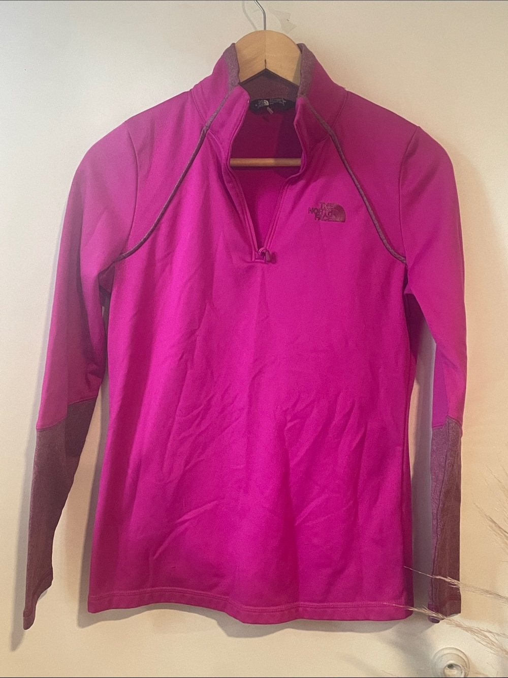 The North Face Women's Magenta Half-Zip Performance Pullover